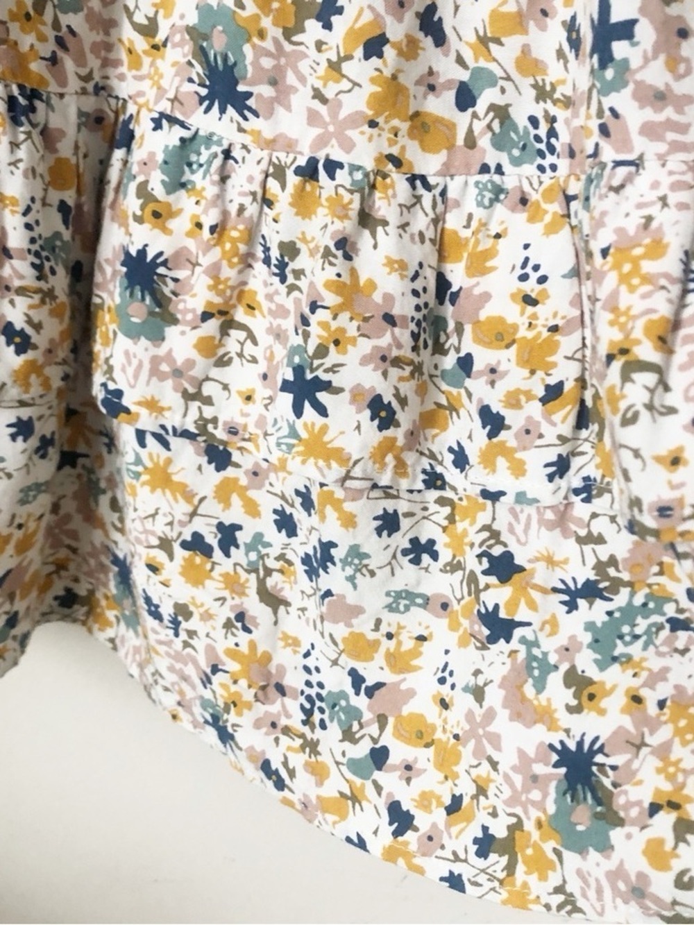 Rose and Thyme Floral Ruffle Tiered Mini Skirt Size Medium - Picture 7 of 12